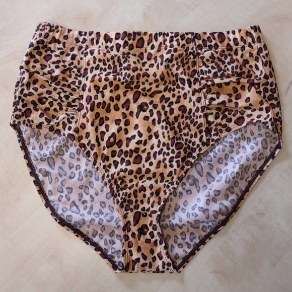 2 PC Leopard Print Fringe High Waist Bikini Set 14 - Picture 8 of 11